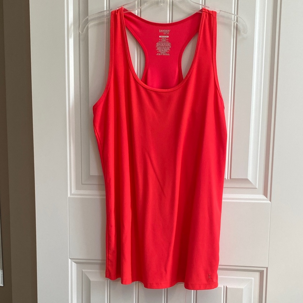 Danskin Now Women's Vibrant Orange Tank Top